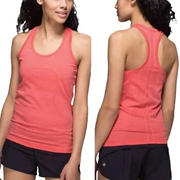 Lululemon Swiftly Tank in Salmon Orange Pink - Picture 1 of 8